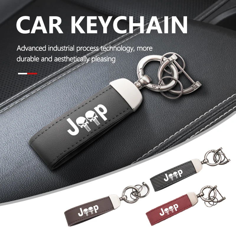 Кожаный Автомобильный Стайлинг авто брелок обновленные ключи аксессуары для Jeep