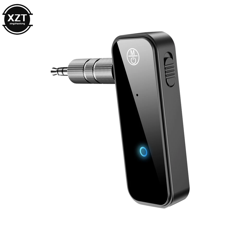 

2 in 1 Bluetooth-compatible 5.0 Adapter Wireless Receiver Music Audio Transmitter Handsfree 3.5mm AUX Adaptador for PC TV Car