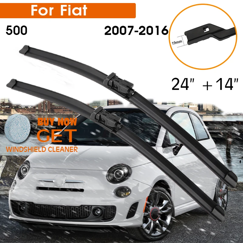 Автомобильный стеклоочиститель для FIAT 500 2007-2016 лобовое стекло резиновый