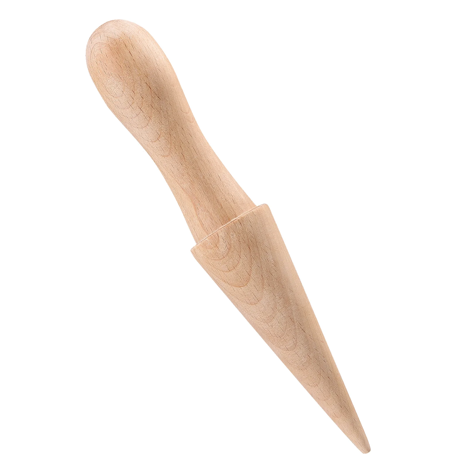 

UPKOCH Wooden Cream Horn Mold Thickened Portable Cone Krumkake Roller Home Kitchen Cooking Tool
