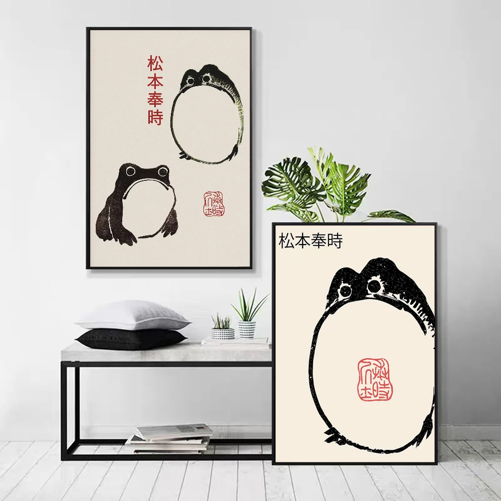 Matsumoto Hoji Frog классические постеры с фильмами винтажный декор для комнаты бара кафе