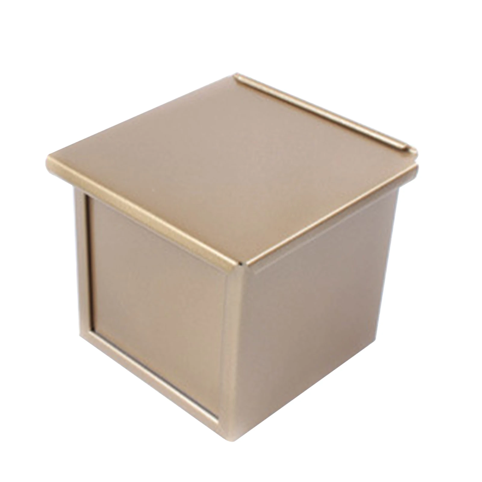 

Aluminum Alloy Loaf Pan DIY Oven Baking Pastry Toast Box Reusable Bread Dough Capacity Square Mini Kitchen Non Stick With Lip