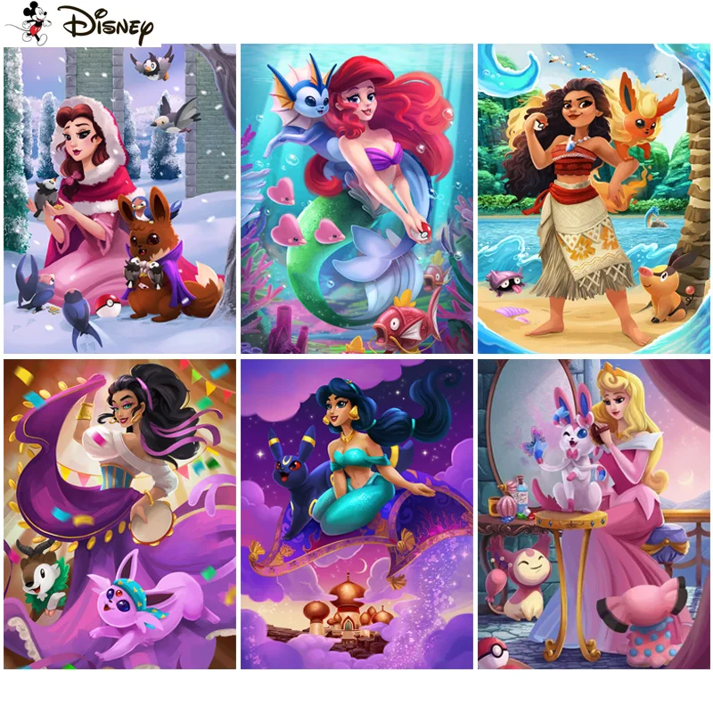 

Алмазная живопись Disney «городской рынок», вышивка крестиком, фото на заказ, квадратная круглая вышивка, украшение для дома