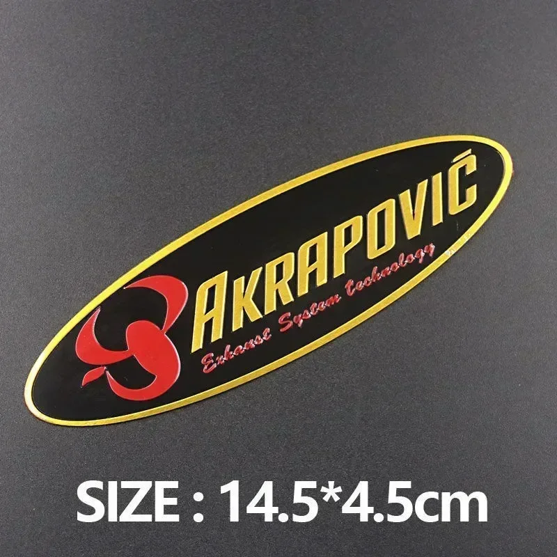Для Akrapovic выхлопная наклейка с логотипом на мотоцикл водонепроницаемая фиксация