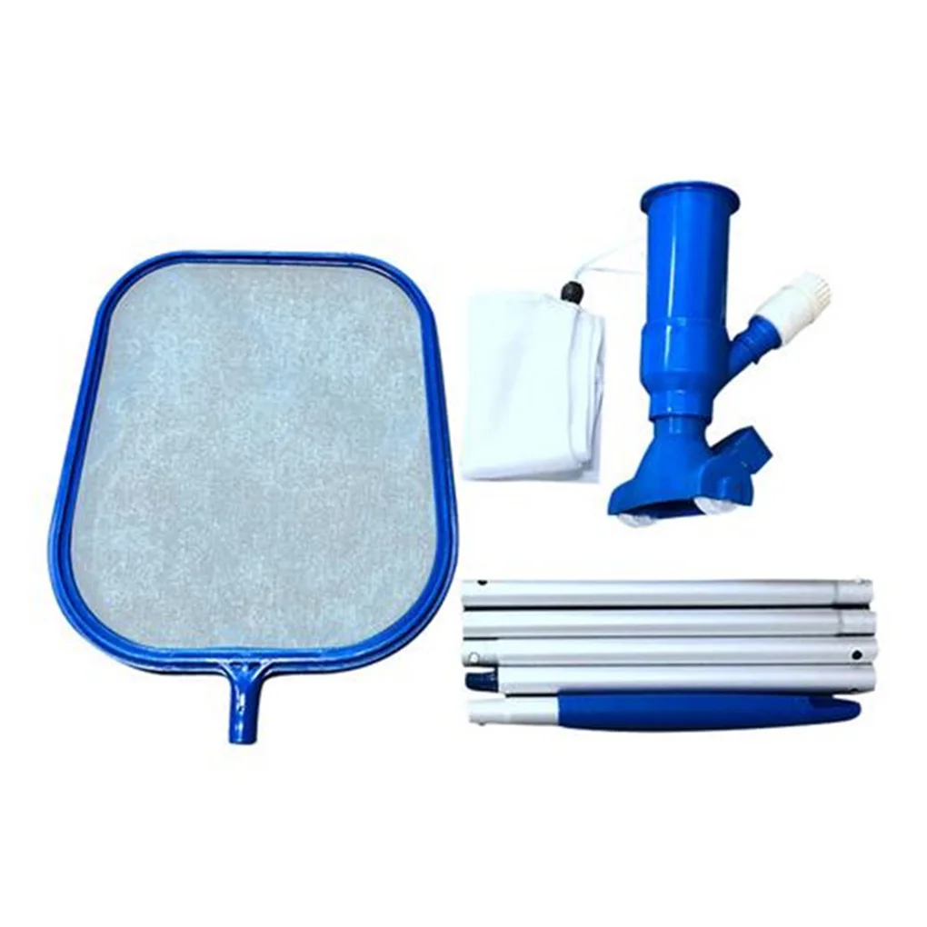 Очиститель для бассейна спасательная сеть алюминиевая телескопическая удочка