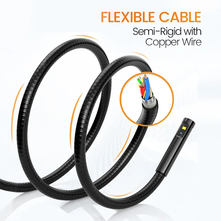 Teslong 2022 Новая водонепроницаемая камера для осмотра канализационных труб с двумя