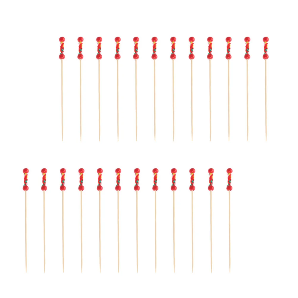 

200pcs Fruit Picks Cocktail Long Toothpicks For Appetizers Sandwich Snacks Decoration