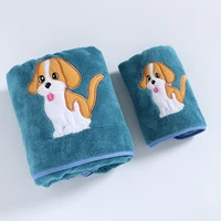 embroidered woman large bath towel kit set microfiber for adults bathroom 70140 fleece 3575 cm free shipping children reusable