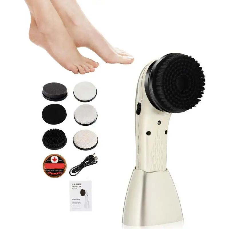 

Handheld Electric Shoe Polisher Multifunctional Shoe Brush Automatic Shoe Polishing Cleaning Machine Chargeable Leather Care