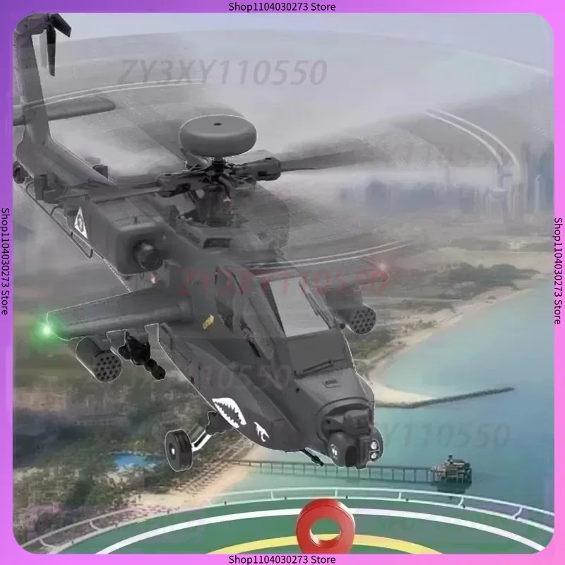 Фото Новый Yuxiang Apache F11s, вооруженный вертолет с дистанционным управлением, GPS-навигационная модель, 3d перевернутая имитация дрона, игрушка Rhsky №3