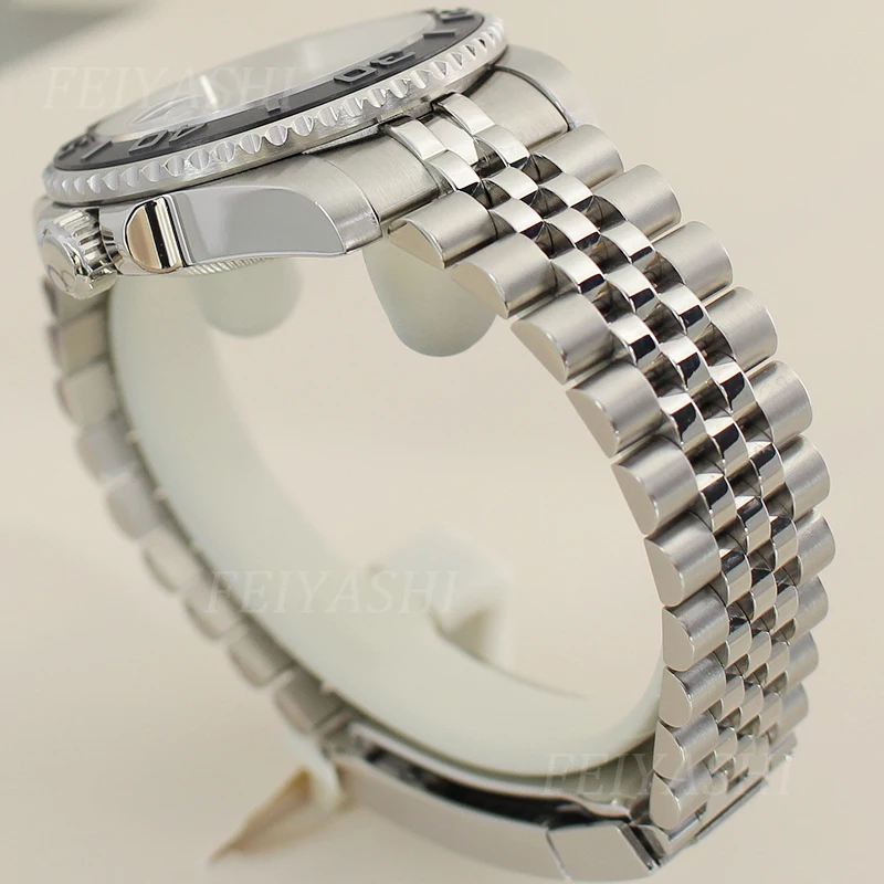 Мужской корпус часов 40 мм юбилейный браслет для Yacht-Master Seiko NH35 NH36 Miyota 8215 ETA 2824