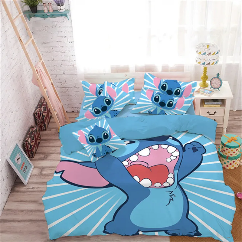 

Мягкое одеяло с наволочкой Zoobies Stitch с 3D рисунком