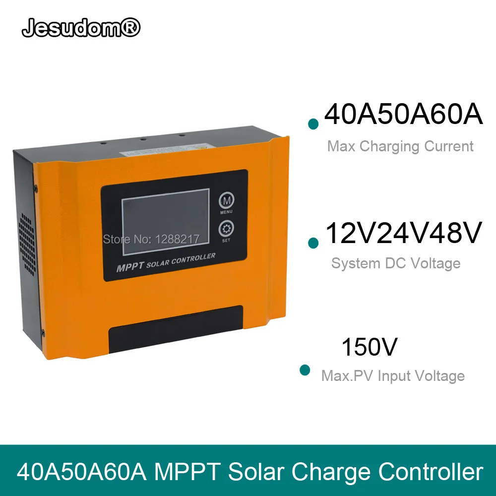 Контроллер заряда солнечных батарей с ЖК-дисплеем 40 А 50 60 12 В 24 48 | Строительство и