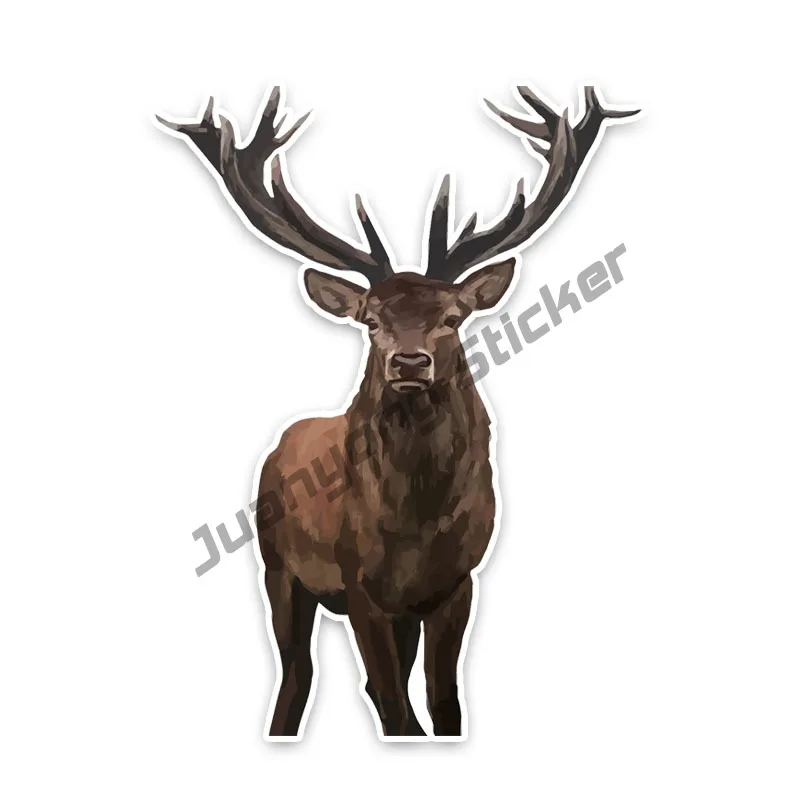 

Cartoon Animal Deer Car Sticker Creative Decal forWindow Truck Camper Guitar Novelty Scratch-Proof Decoration Graphic PVC12x8cm