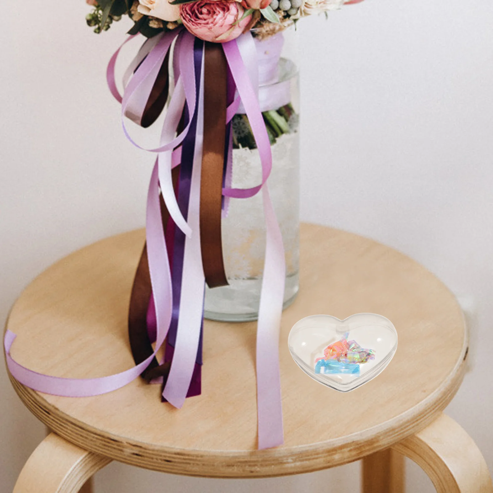 Набор рождественских шаров контейнер для торта форма поп-формы прозрачные