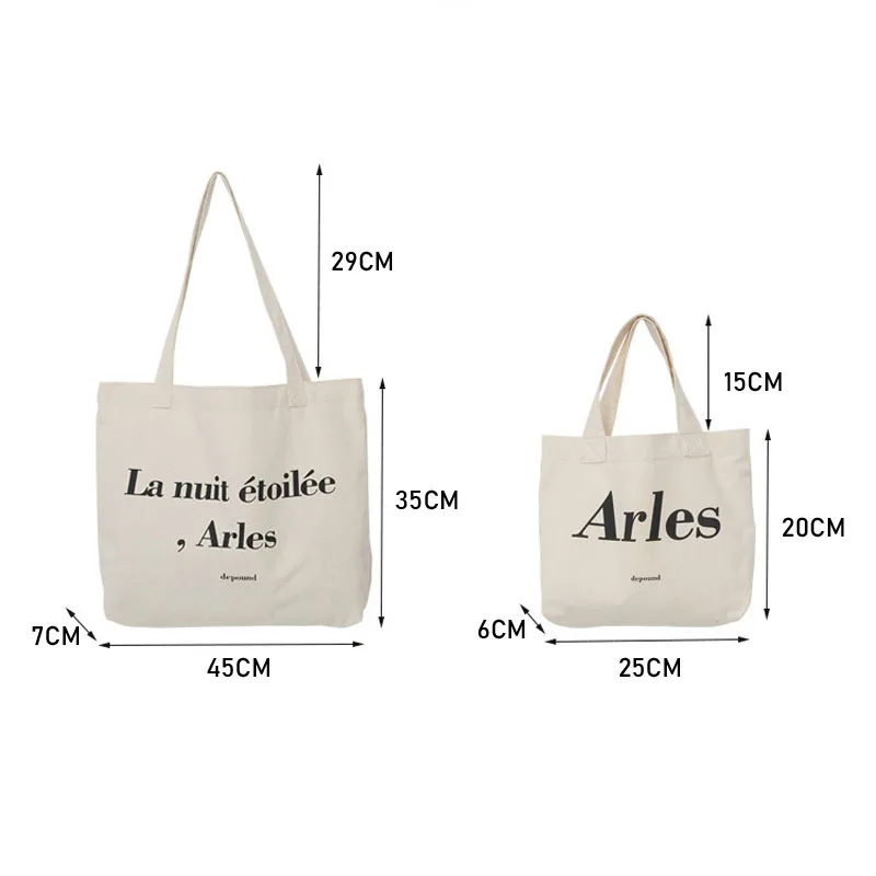 Повседневная сумка на плечо Hylhexyr Ins Большая вместительная с буквенным принтом