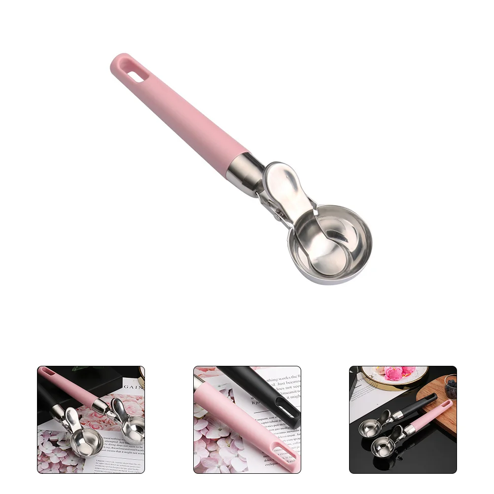 

Ice Cream Maker Cookie Dough Scoop Stainless Steel Dessert Baller for Kitchen
