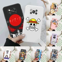 one piece manga funda for poco x3 pro pocox3 nfc x 3 phone case anime soft silicone back cover for xiaomi poco x3 pro x3pro x 3