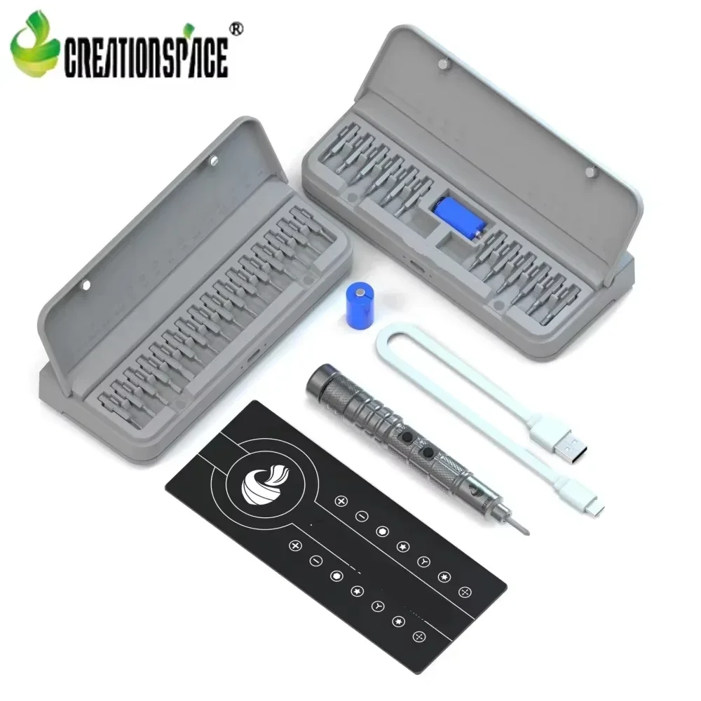 Набор электрических прецизионных отверток CreationSpace 3-ступенчатый крутящий момент