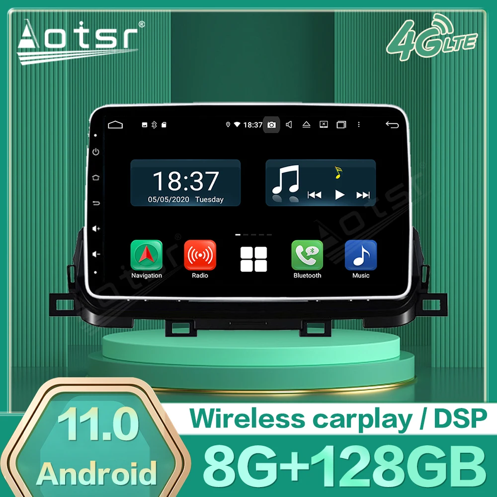 

Автомобильный мультимедийный Android 11 автостерео плеер для Kia Sportage 2018 2019 2020 GPS навигация Радио стерео приемник автомобильный Головной блок