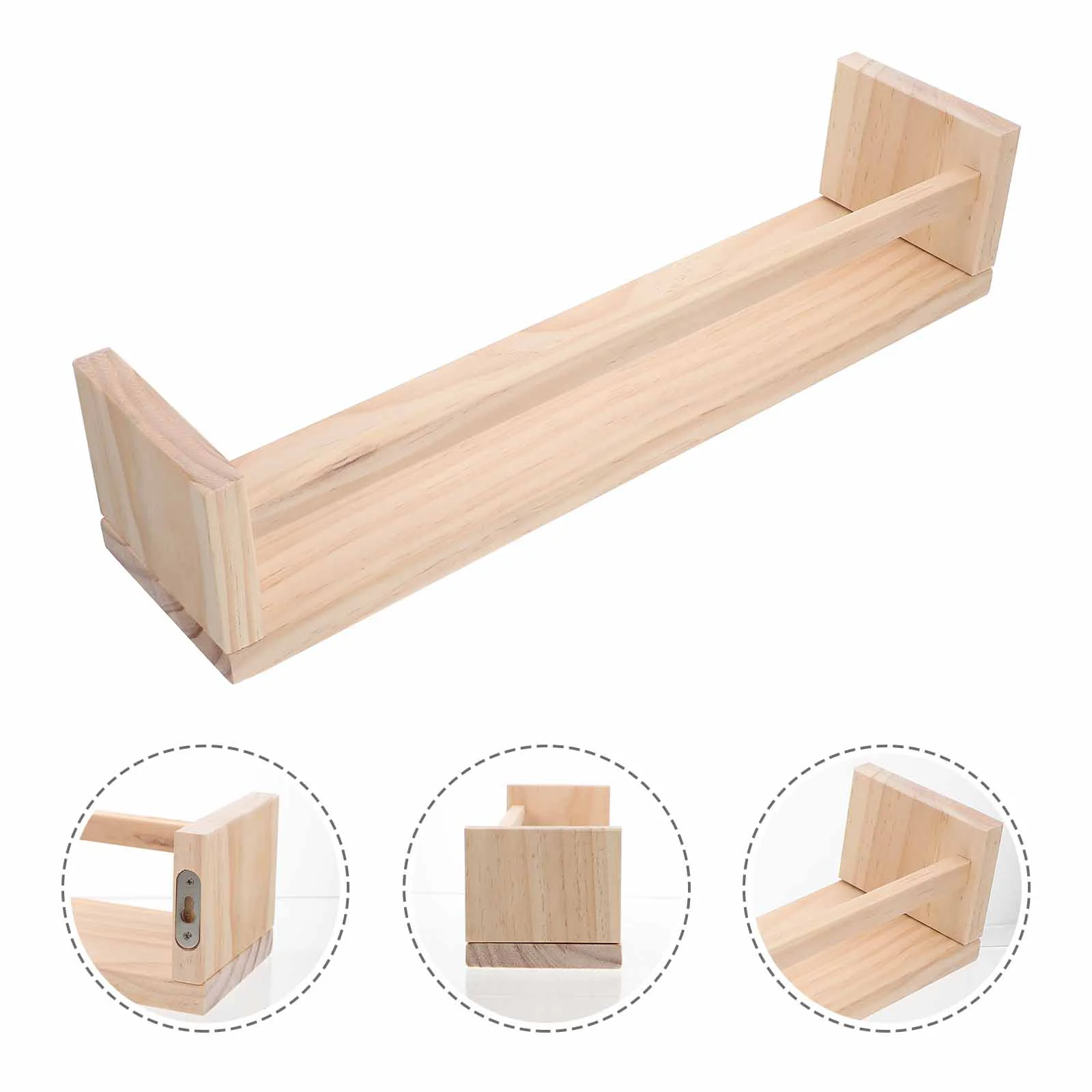 

Wall Shelf Shelves Floating Wooden Wood Rack Display Photo Organizerpot Succulent Frame Decorative Books Towel Ledge Picture