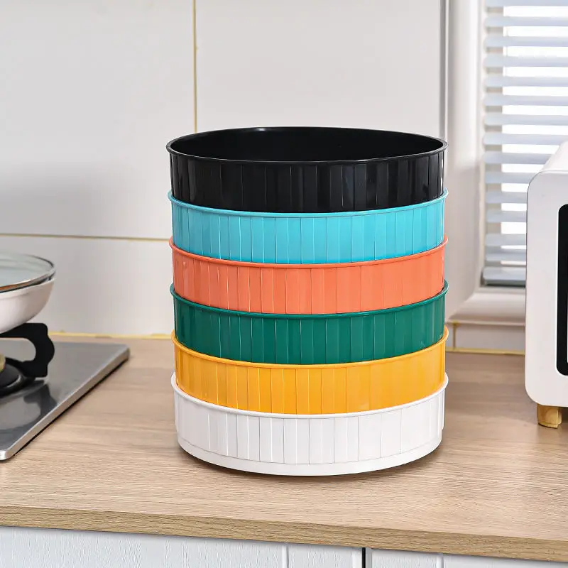 Вращающаяся на 360 ° полка для хранения специй кухонный поднос косметическое