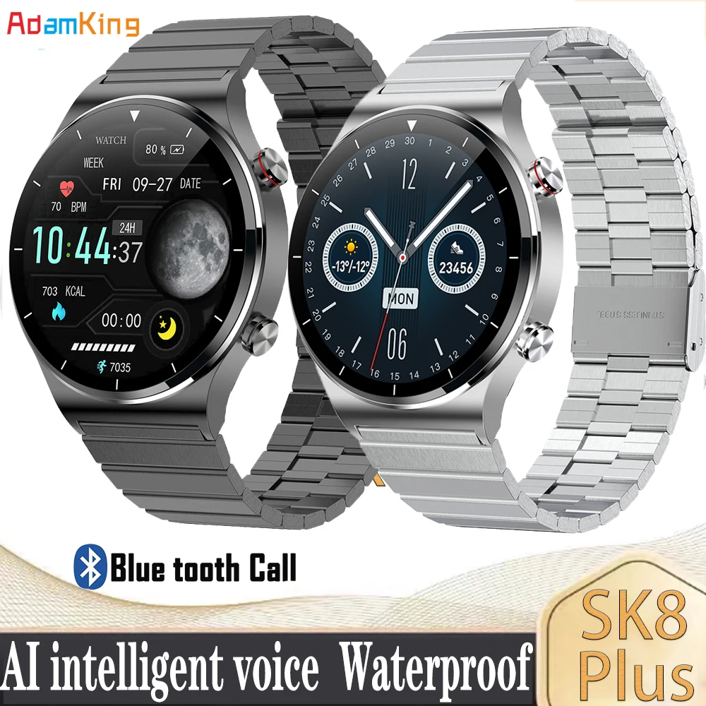 

Смарт-часы SK8 PLUS с Bluetooth, голосовым и фитнес-трекером