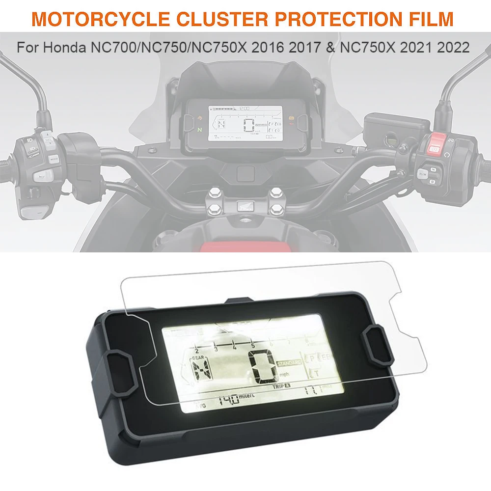 

Instrument Cluster Light Shield Protective Film Dashboard Screen Protector For Honda NC700 NC 750 X 2016 2017 NC750X 750X 2021