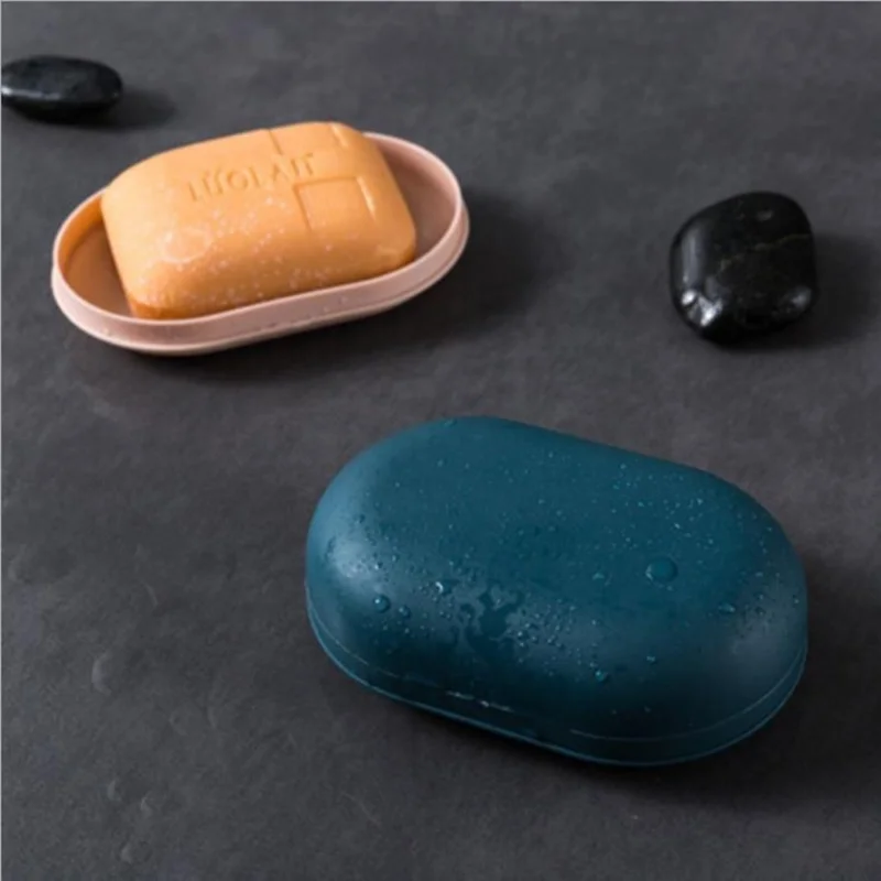 

Travel Portable Soap Box Bathroom Soap Dishes Case Easy To Carry Home Shower Outdoor Hiking Camping Soap Holder Container