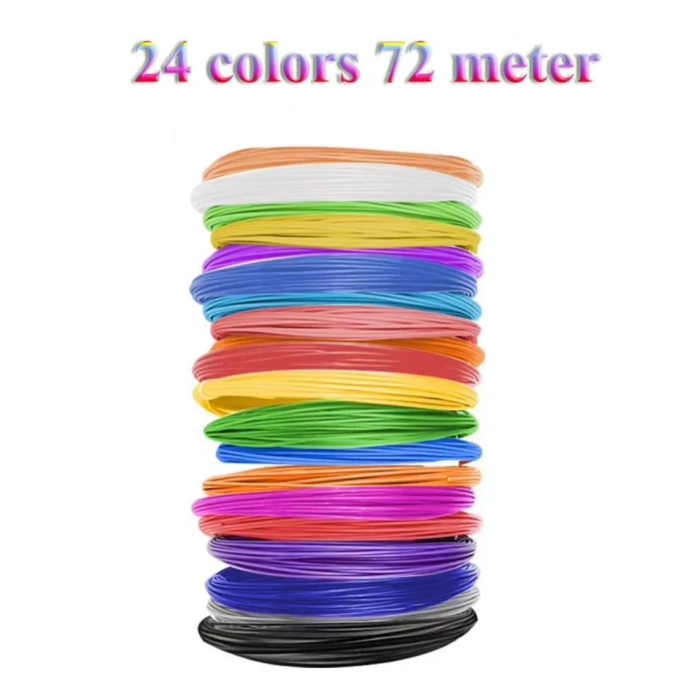 

NEW2023 1.75mm 3D Printing Material No Pollution 3D Pen PLA Filament Special Modeling Stereoscopic 3D Printer Filament 24