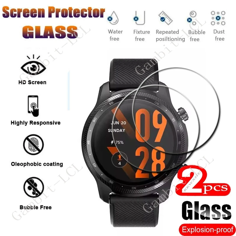 Фото 2 шт., защитная пленка из закаленного стекла 9H для TicWatch Pro 3 Ultra 1,4 дюйма, смарт-часы Tic Pro3Ultra, пленка для смарт-часов №1