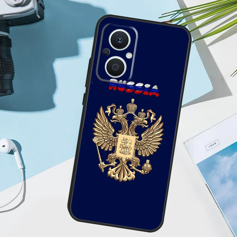 Чехол для телефона с изображением герба оружия России OPPO Reno 5Z 4Z 2Z 8T 3 4 5 6 7 8 Lite Find X5 X2