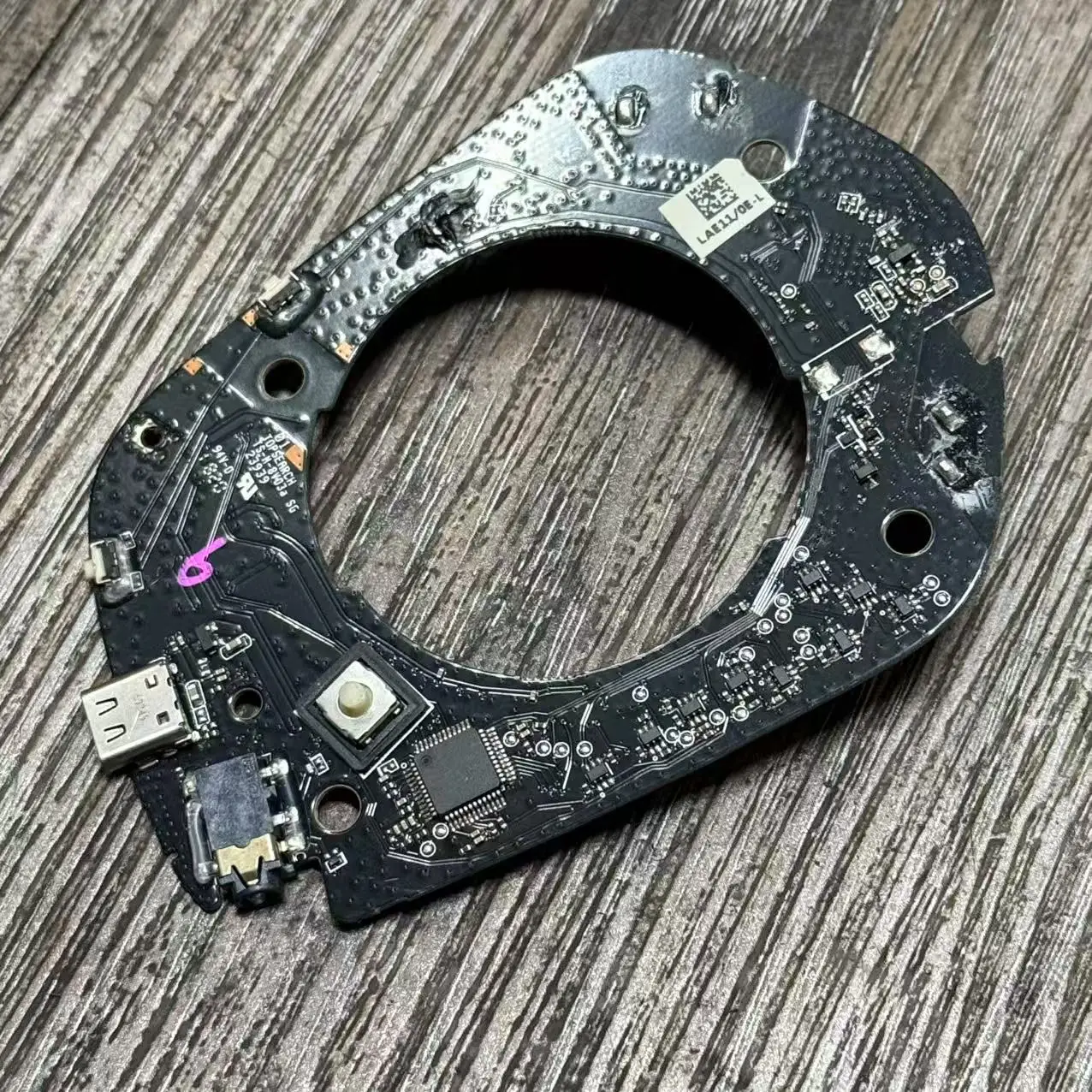 Фото Оригинальная запасная часть для игровых наушников Logitech G733, замена печатной платы, материнская плата, зарядное устройство, запасные части, амбушюры №2