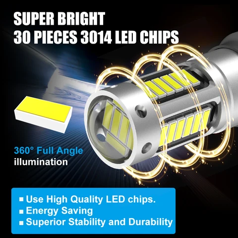 2 шт. Canbus PW24W PWY24W светодиодные лампы 3014 светодиодные 30SMD DRL противотуманные фары для Audi BMW Volkswagen указатель поворота дневные ходовые огни