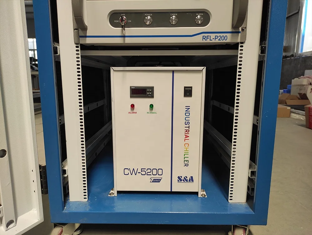 Ручной волоконный лазер YUGONG Raycus Max 200 Вт лазерная чистящая машина лазерный