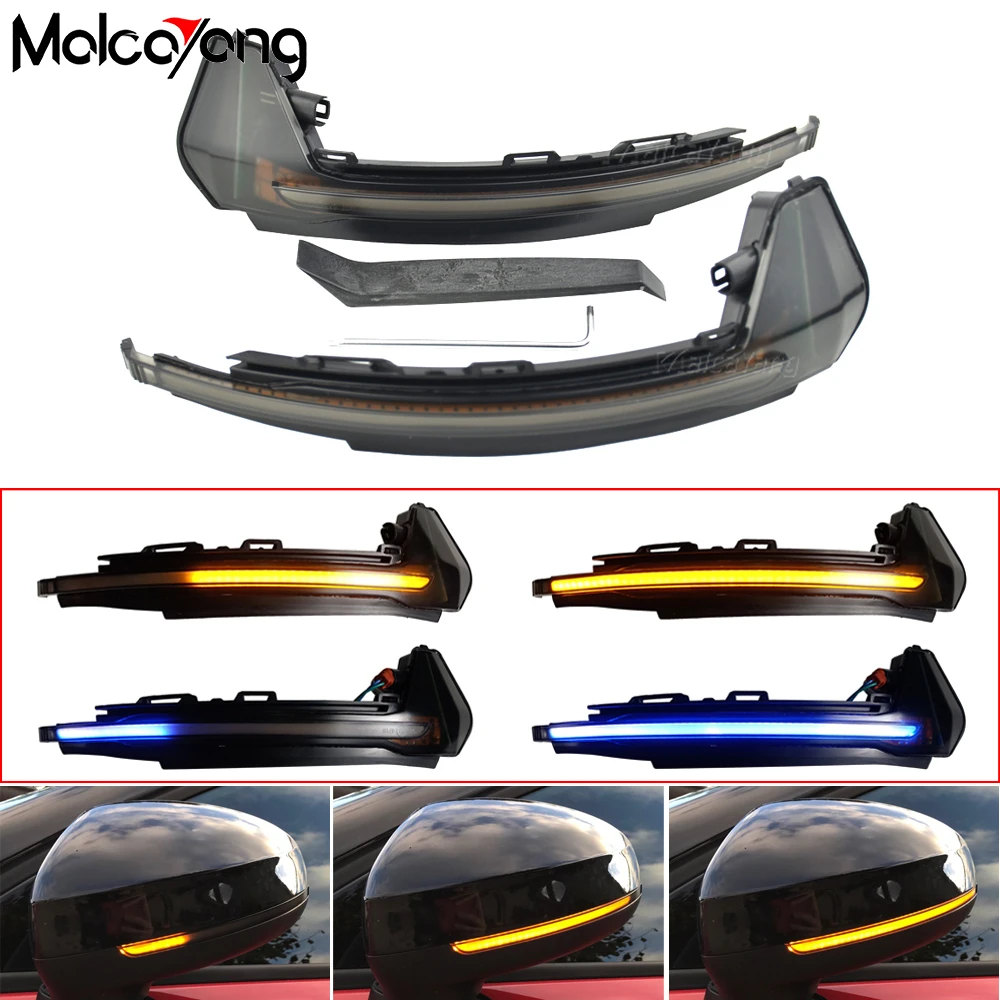 

LED Side Wing Rearview Mirror Indicator Sequential Blinker Turn Signal Lights For Audi A1 8X 2011 2012 2013 2014 2015 2016 2017