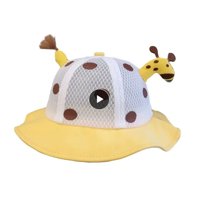 

Newborn Baby Hat Cotton Cute Animal Giraffe Sun Hat Fisherman Hat Newborn Photography Props Gift