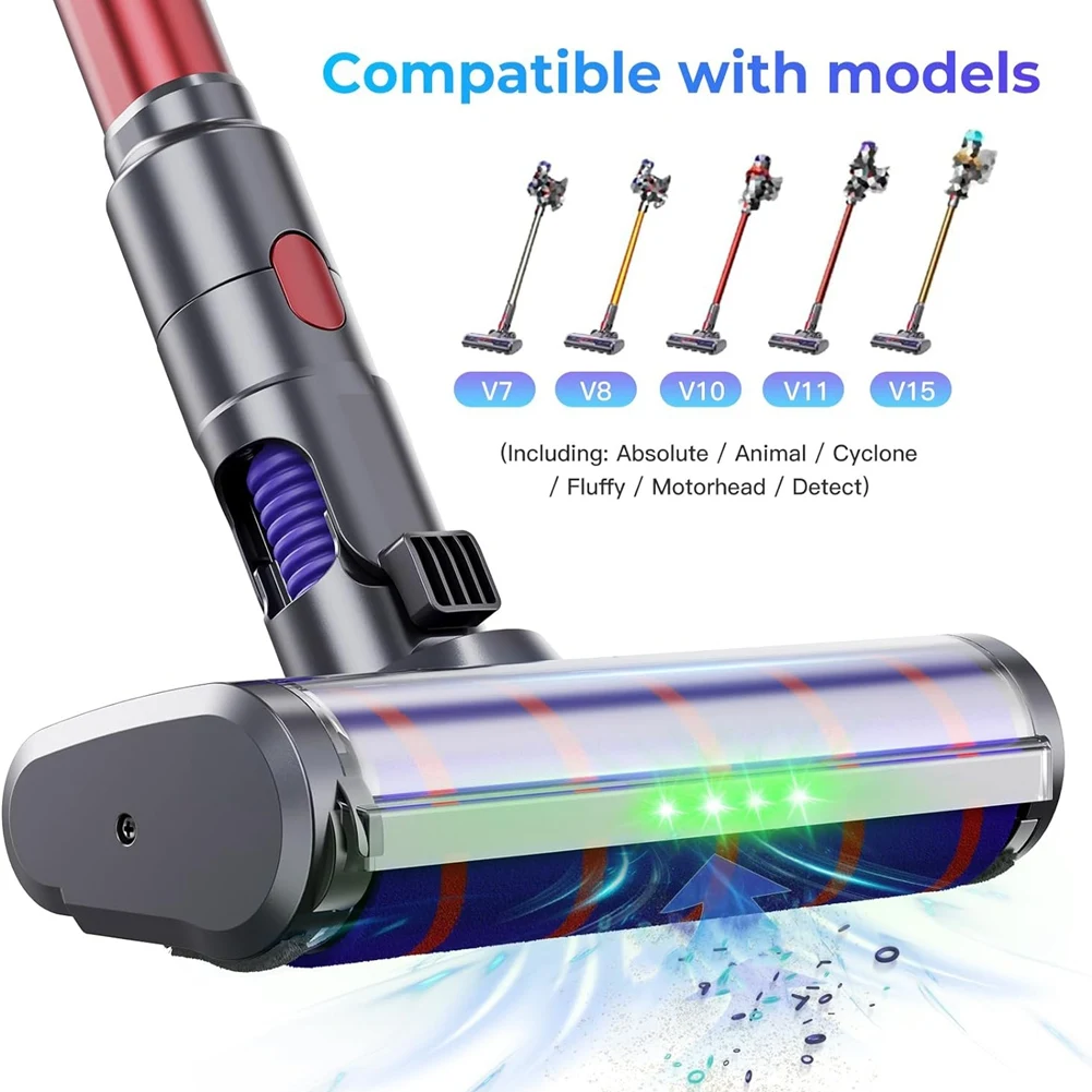 Головка пылесоса для Dyson V7 V8 V10 V11 V15 мягкая роликовая щетка твердых полов со