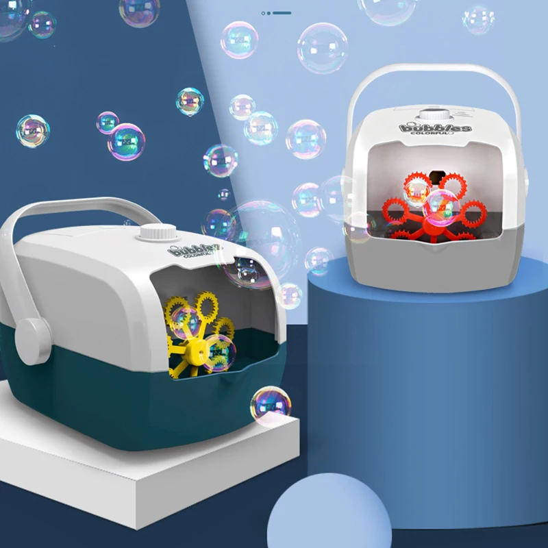 

Portable Automatic Bubble Machine With USB Cable For Wedding Stage Birthday Party Kids Bubble Toys