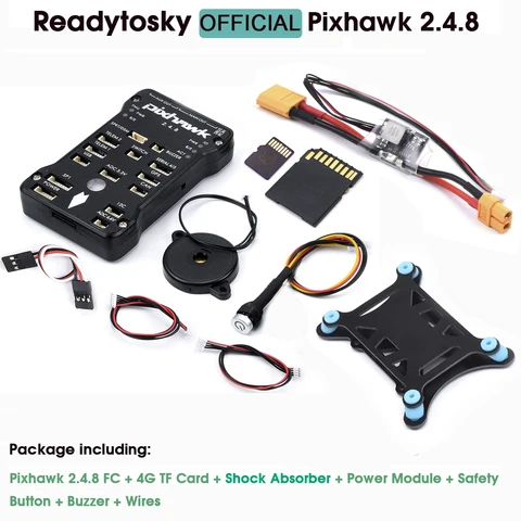 Pixhawk 2.4.8 PX4 PIX 32 бит Контроллер полета M8N GPS / Wifi телеметрический модуль/переключатель безопасности зуммер RGB I2C 4G SD OSD / OLED