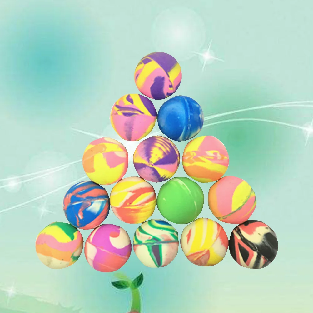 

25pcs 25mm Bouncy Balls Rubber Jumping Balls Children Kids Balls (Mixed Color)