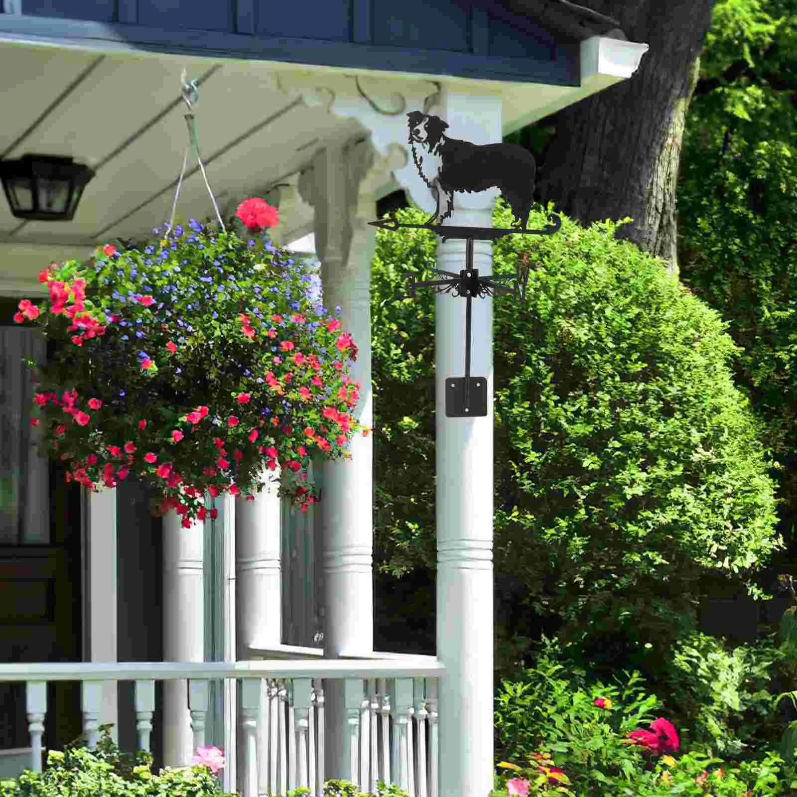 Флюгер Декоративная погода Самолет Двор Крыша Залезные лопасти для указателя