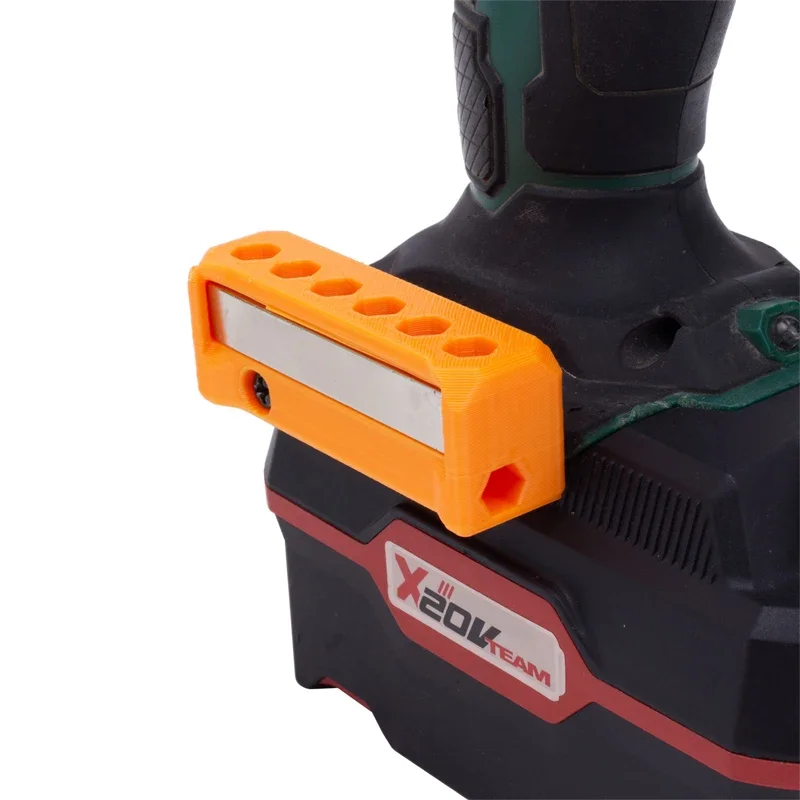 Фото Магнитный держатель бит для литий-ионных инструментов Lidl Parkside X20V, магнитный держатель бит, портативное хранилище сверл №1