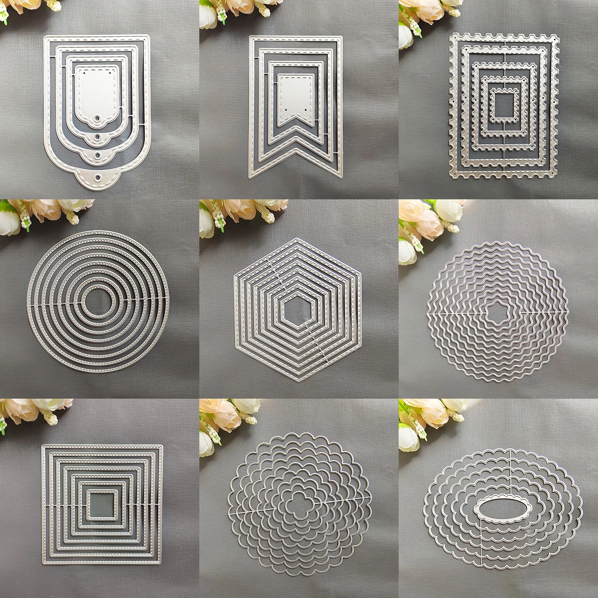 Пресс-форма AZSG различных форм для скрапбукинга | Дом и сад