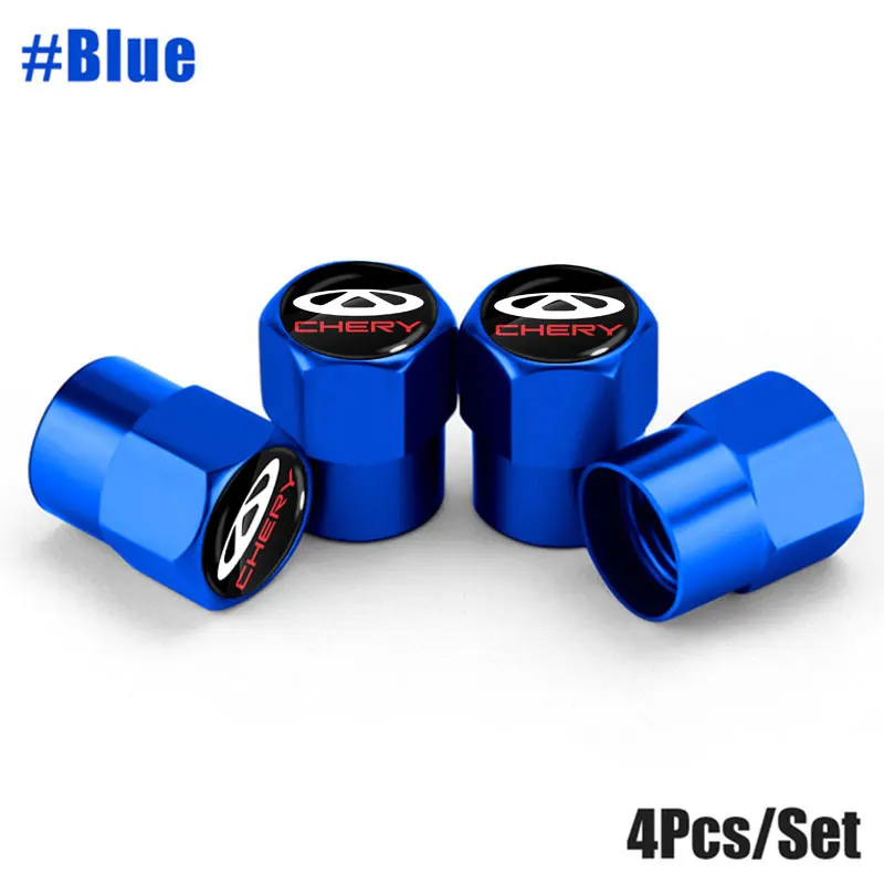 4 шт., крышка стержня клапана для автомобильных шин, авто внешние аксессуары для Chery Fulwin QQ Tiggo 3 5 Fora T11 A1 A3 A5 Amulet M11, авто гаджеты