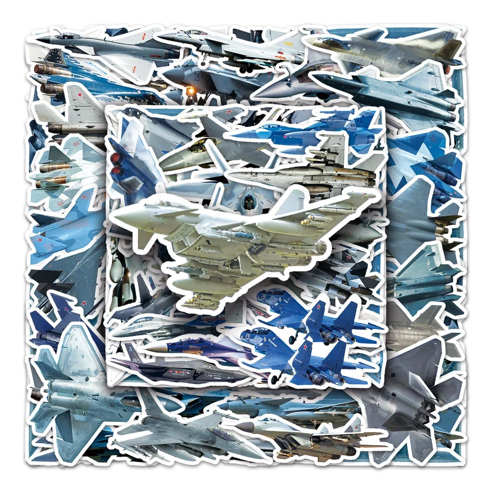 

10/50Pcs fighter Graffiti Sticker Decoration DIY Hand Account Computer Phone Luggage Thin Waterproof Sticker 2022