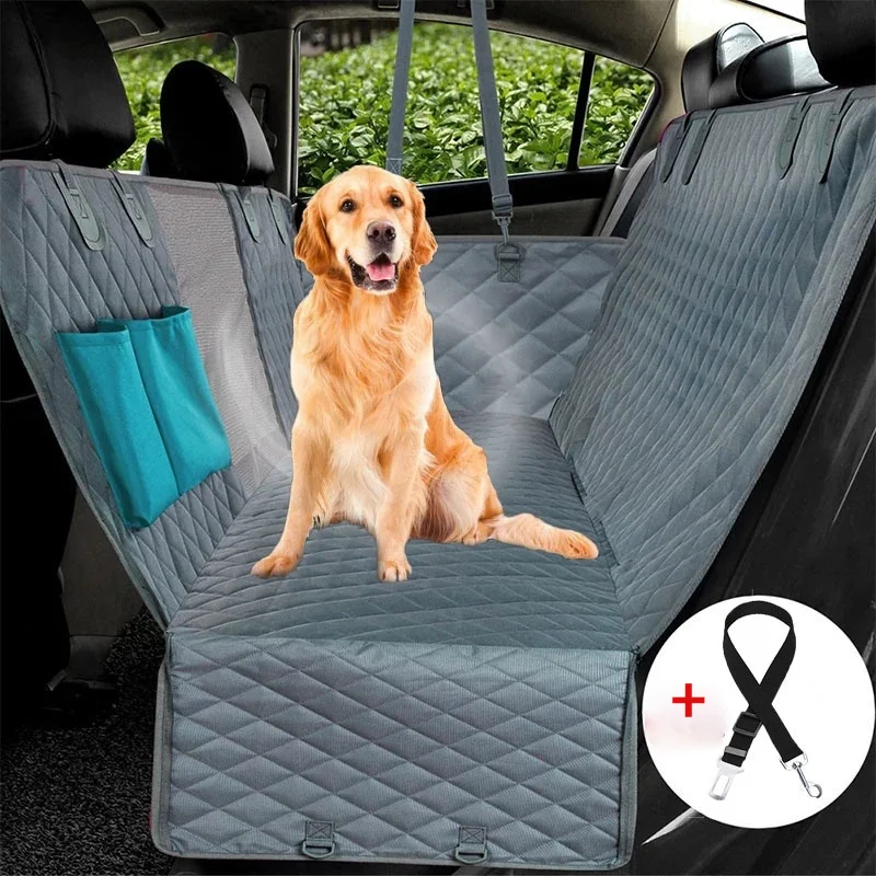

High Quality Dog Car Seat Cover Waterproof Car Rear Back Seat Mat for Dogs Cats Hommock Non-slip Safety Pet Carriers Cushion