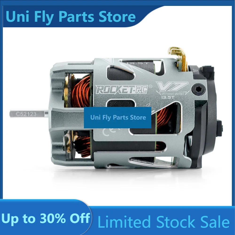 Фото Комплект UniFlyRocket-RC TS160 V3PRO 160A ESC с 2-полюсным высокомоментным бесщеточным двигателем 540 V7 для радиоуправляемых гоночных моделей 1/10 F1, дрифта, краулеров и багги №1