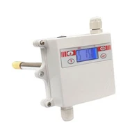 4 20ma temperature and humidity transmitter lcd display duct mounting temperature humidity sensor probe
