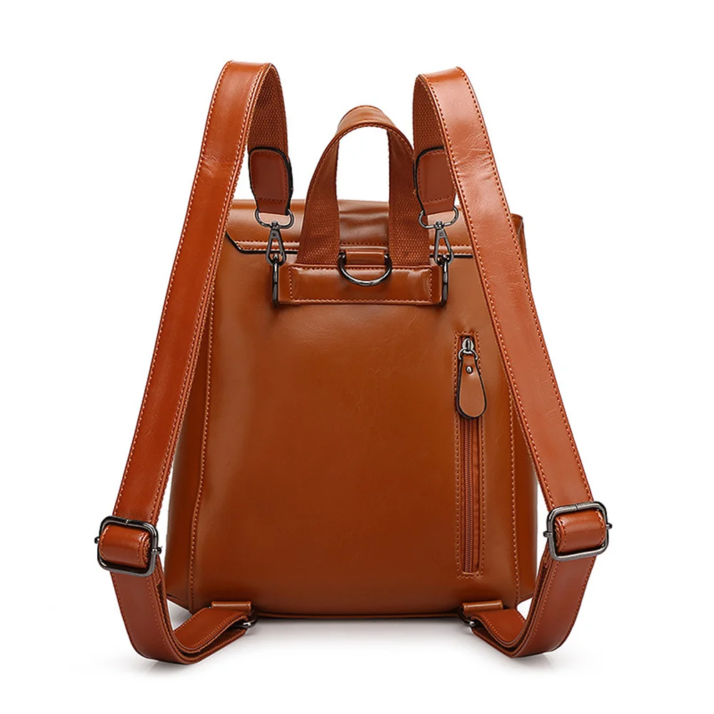2023 New PU Backpack Women's Bag Korean Version Trend Fashion Leisure Easy to Wear Backpack Women's Bag Wholesale or Drop